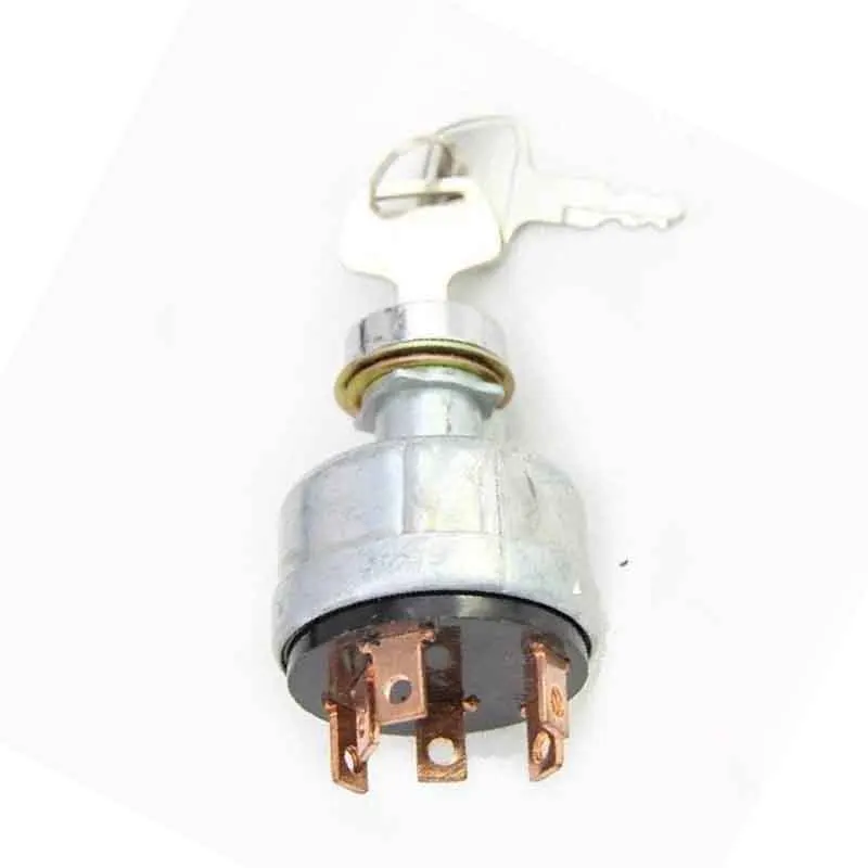 Interruptor de encendido de 6 cables para SUMITOMO SH 60 120 200 A1 A2, cerradura eléctrica de puerta, interruptor de arranque, cerradura de encendido de alta calidad