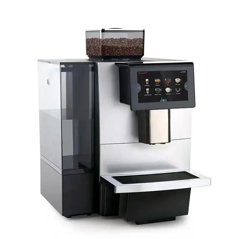 220V 50Hz Fully Automatic Commercial Coffee Machine Stainless Steel Dual Boiler Coffee Making Equipment For Cafe Shop