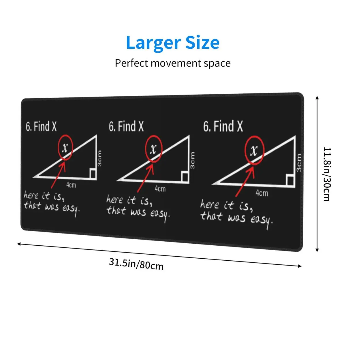 Slushy Noobz Martin Hamzah Find Large Mouse Pad Computer Keyboard Mouse Mat Gaming PC Laptop Desk Mat Office Table Mats