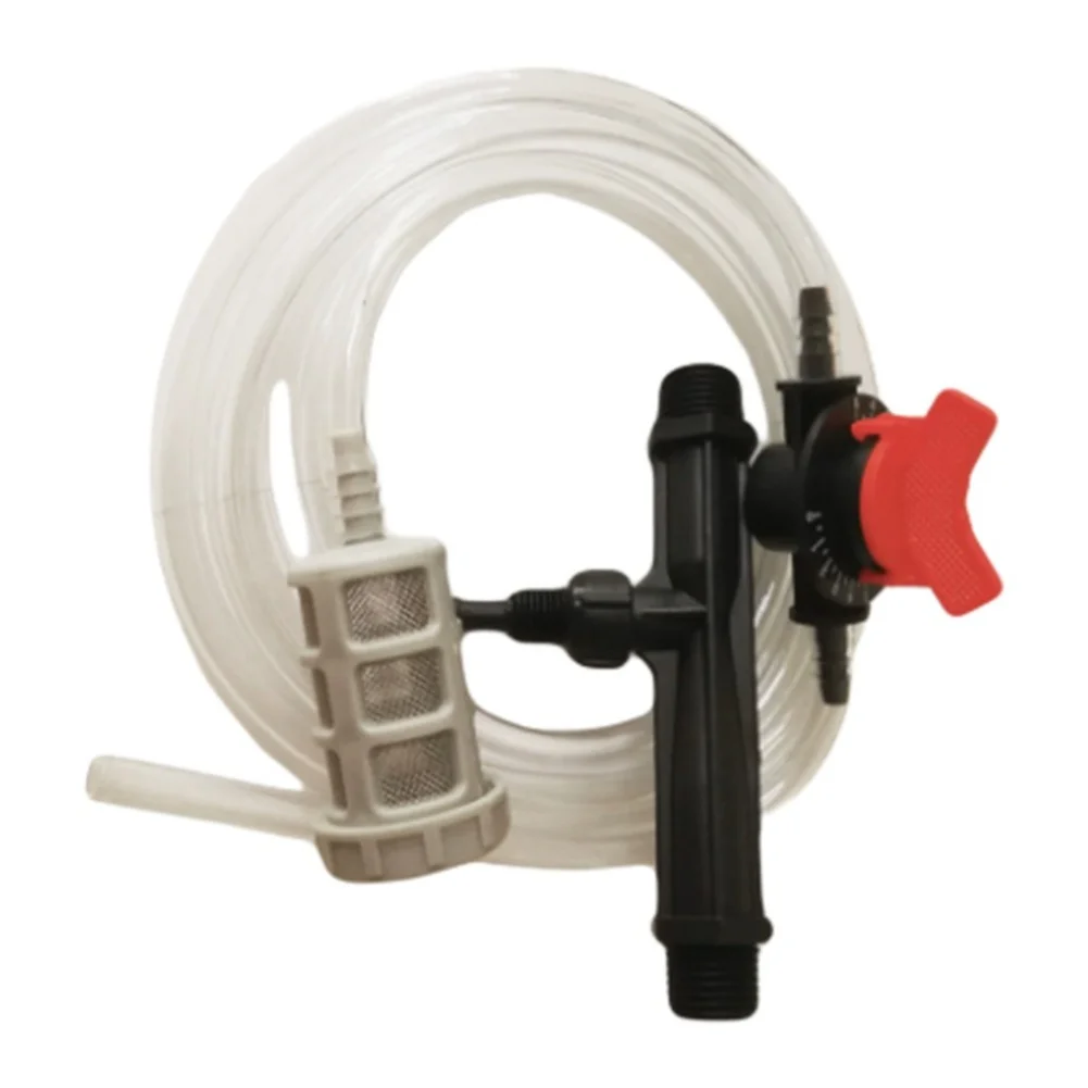 Venturi Injector for 1 Inch Irrigation Systems with Filter Kit to Enable Passive Dosage Without External Power