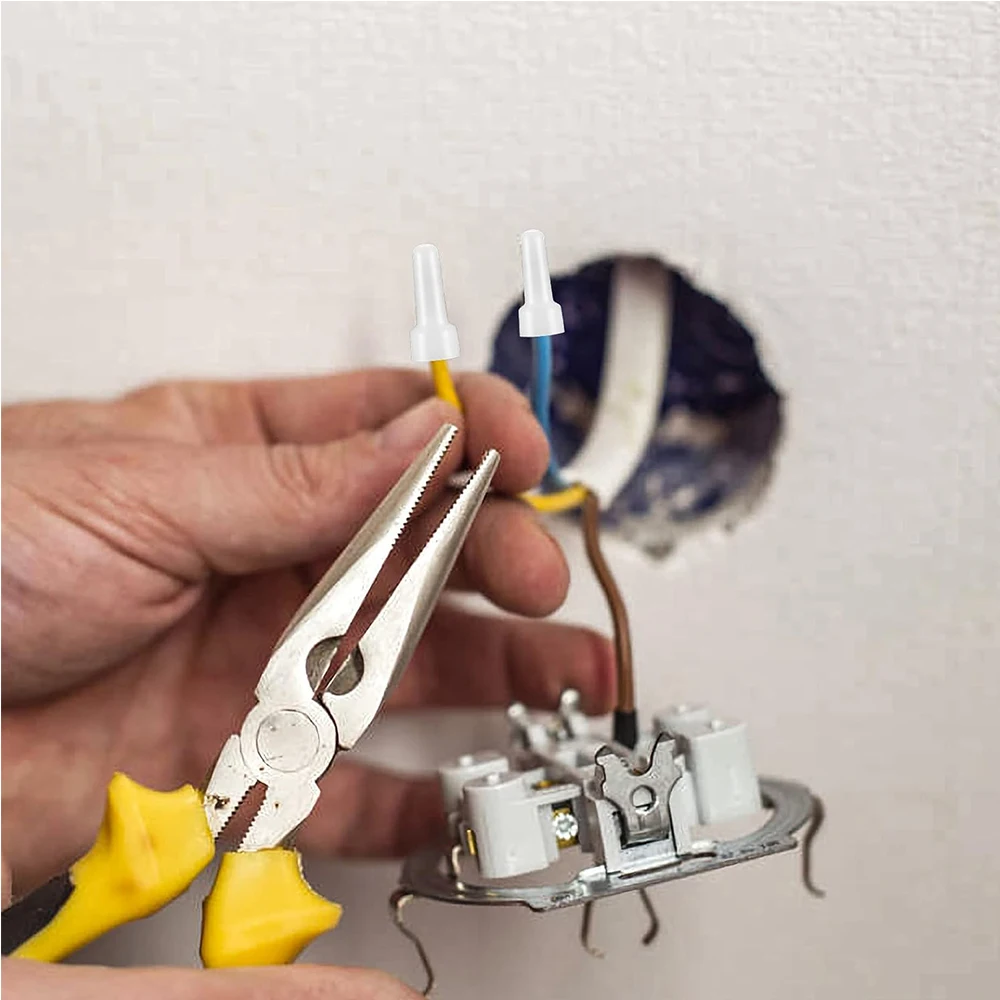 120 قطعة نهاية مغلقة تجعيد موصلات CE1 CE2 CE5 عدة النايلون معزول مغلق نهاية سلك غطاء موصلات الأسلاك محطات غطاء تجعيد