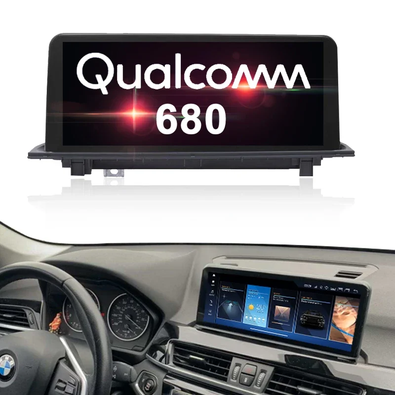 Qualcomm 680 Android 13 Touch Screen GPS Navigation Head Unit Stereo With Carplay For BMW X1 F48 X2 F39