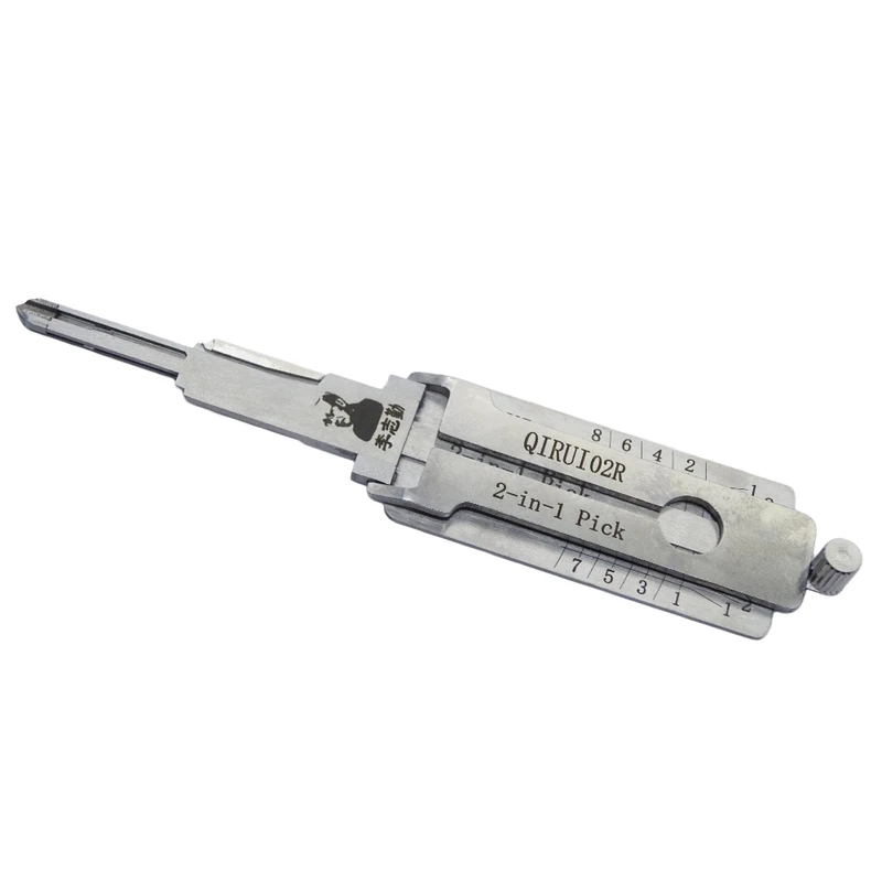 Lishi QIRUI02R 2 in 1 Locksmith Tool Lock Pick & Decoder Flat Milling for Chery A3/A5/E5/Tiggo3/Tiggo5 models