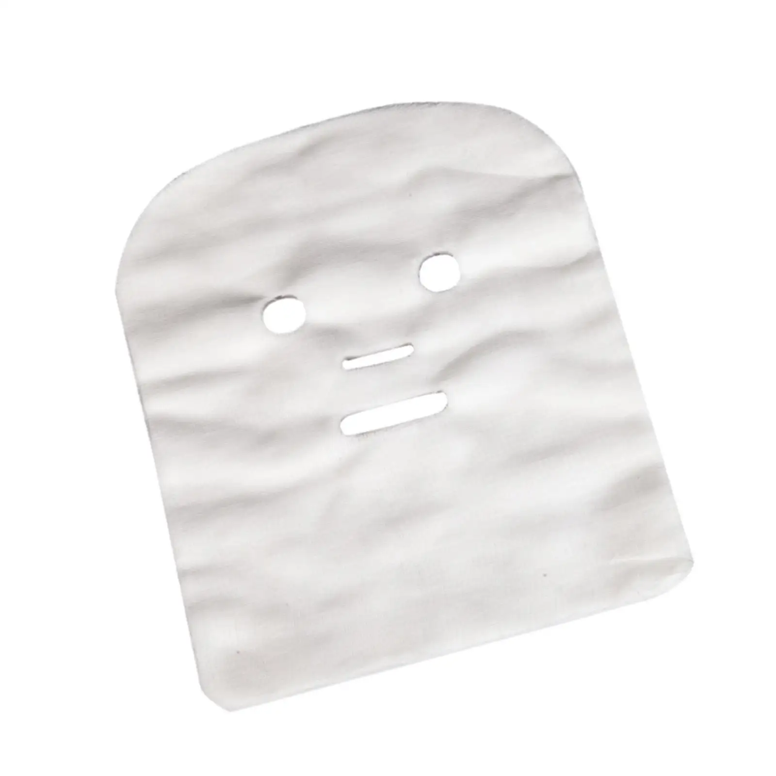 Soft Cotton Facial Gauze Mask Precut Skin Care Sheet Mask for Face Treatments at Spa or Home