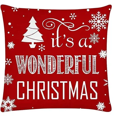 

Рождественские наволочки, украшения, наволочка, диван-кровать, наволочка для гостиной, зимнее украшение