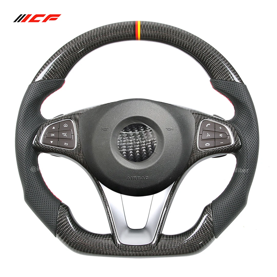 

Carbon Fiber Steering Wheel for Mercedes Benz W204 W213 S213 X156 C205 A205 W447 W246 C117 X117 W218 X218 C238 A238 X166