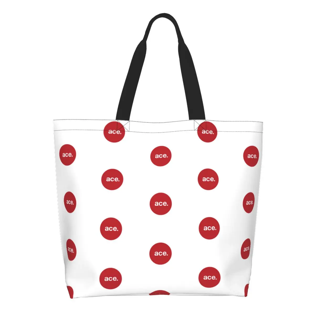 

Cute ACES Shopping Tote Bag Reusable Canvas Grocery Shoulder Shopper Bag