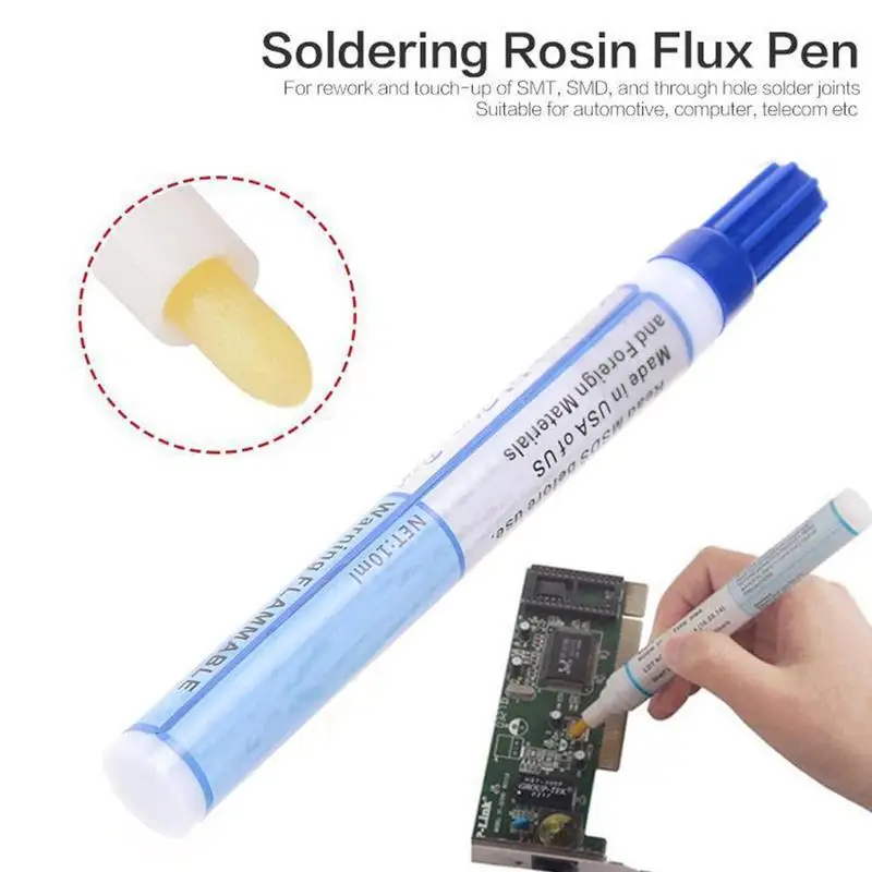 951 10 Ml Soldering Rosin Flux Pen Low-Solid Non-clean For Kester Soldering Solar Panel DIY Power Panel