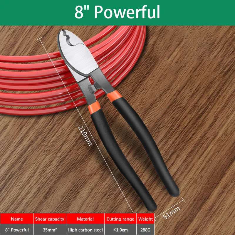 

6/8/10 "Электрик многофункциональный ручной станок для резки кабеля, плоскогубцы для резки проволоки, плоскогубцы для зачистки проводов, острая резка