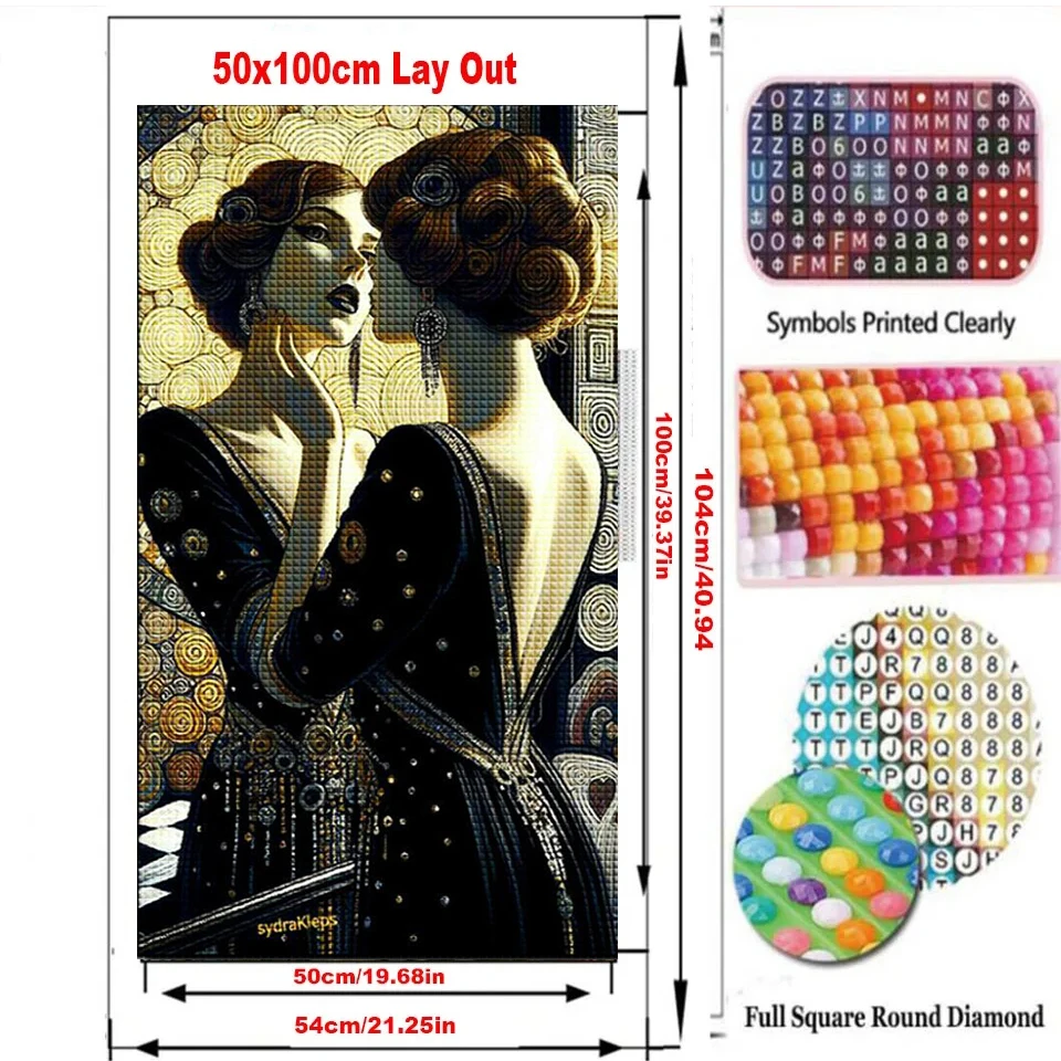 sexy and elegant beauty 5D DIY Diamond Painting Cross Stitch Kit Diamond Mosaic New 2025 Embroidery Large Szie Lady Home Decor