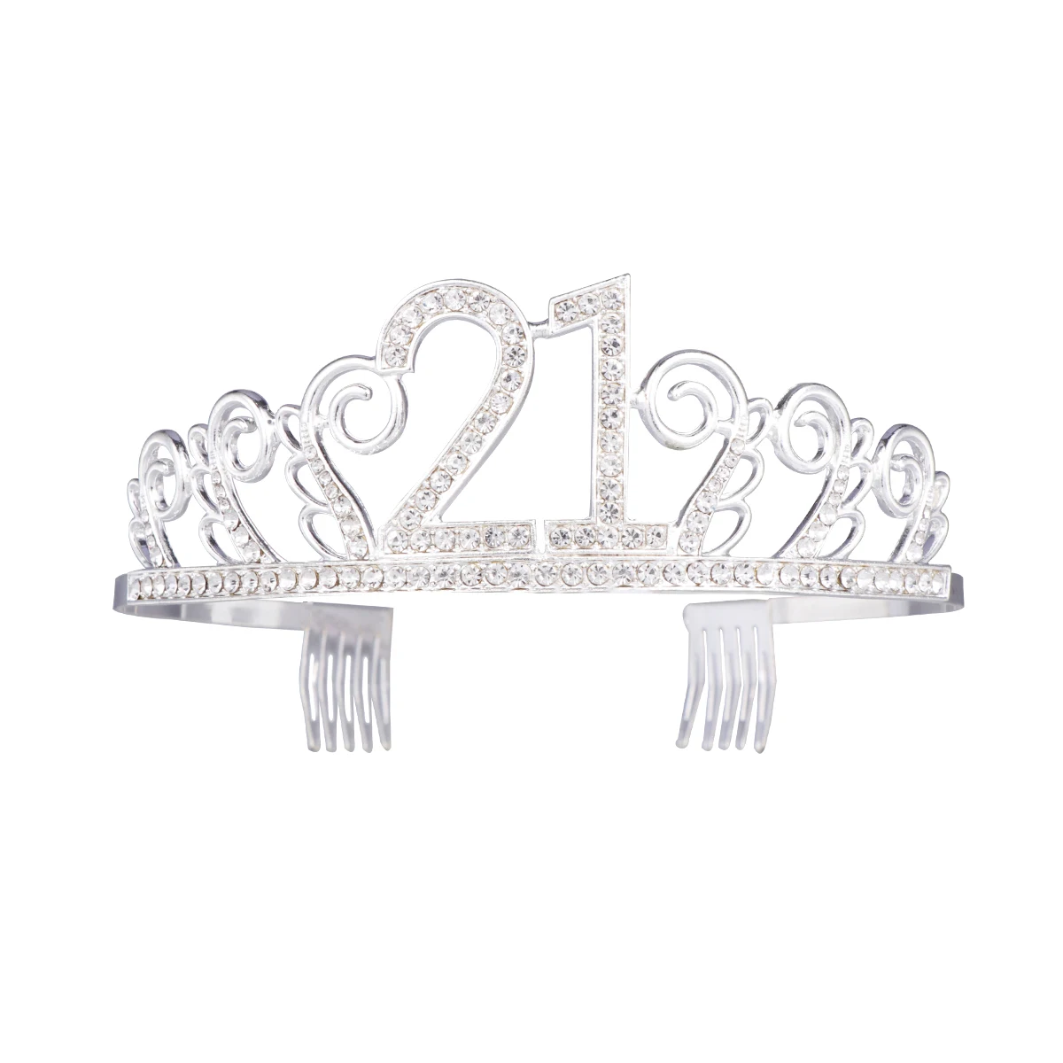 

Comb Tiara Crown Hair Comb Birthday Party Birthday Tiara Accessory Girls Rhinestone Headbands Women Prom