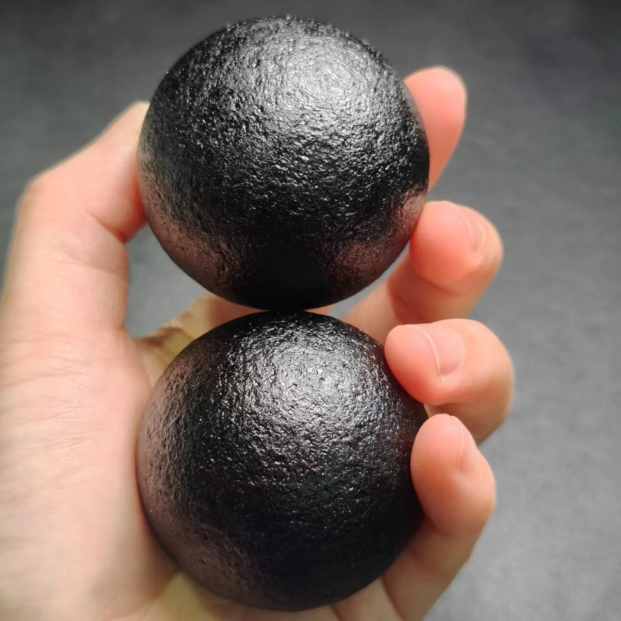 30-50mm Moldavite Czech Meteorite Impact Glass Sphere Ball Rough Stone Crystal Energy Stone