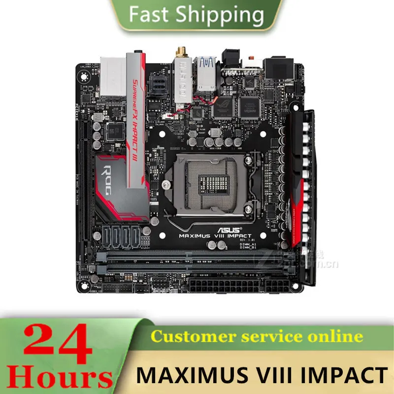 MAXIMUS VIII IMPACT motherboard Used original Intel Z170  LGA 1151 LGA1151 DDR4 32GB USB2.0 USB3.0 SATA3 Desktop Mainboard