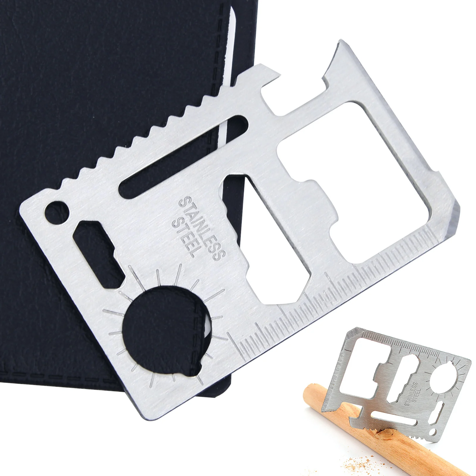 Outdoor Hiking Pocket Tool Credit Card 11 In 1 Portable Outdoor Camping Survival Multi-Tool Tourism Equipment