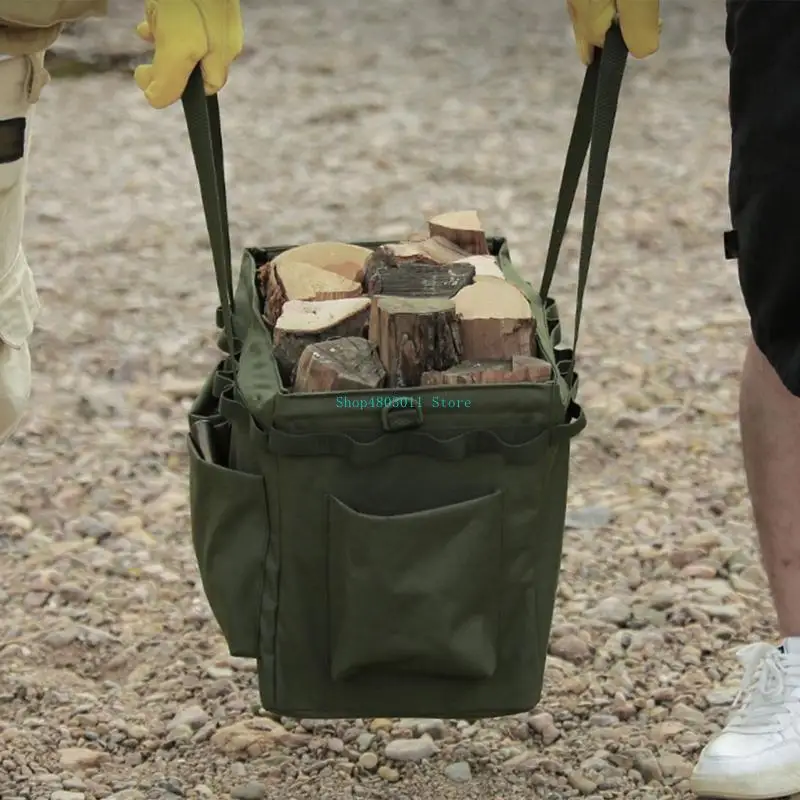 

T3LD Multi-pockets Storage Bag Large Capacity Camping Carry Bag with Buckles