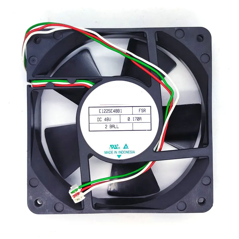 

E1225E48B1 FSR A1225E48B1 FS 48V 0.170A 120*120*25MM 3 Lines Cooling Fan