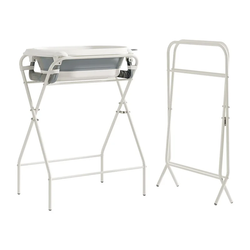 

Multi-functional Newborn Baby Bath Table Bathtub Set Folding Tub Stand Without Bending Down with Elevated Bracket Bathing Table
