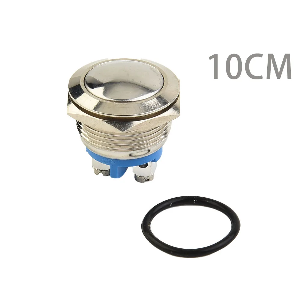 Marine Grade 19mm Waterproof Stainless Steel Push Button Switch for Boat Horns & Starter Applications Rust Resistant