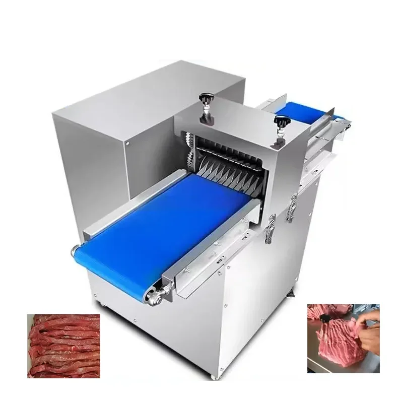 Automatic Fresh Meat Slicer for Dicing High Efficiency Electric Cutter for Raw Beef Pork Lamb Processing Kitchen Tool
