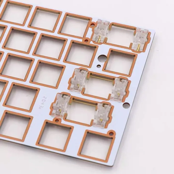 【Free Lubrication】Transparent Clear Plate Mount Stabilizer Gold-Plated Wires  Plate Stabilizers EverGlide PandaV3 Stabilizer