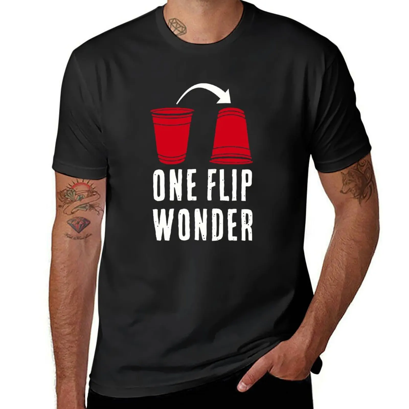 One Flip Wonder T-Shirt plain for a boy anime clothes sweat mens funny t shirts