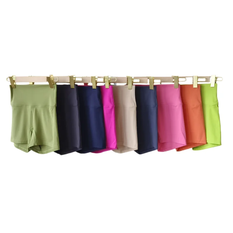 Pantalones cortos de Yoga para mujer, mallas para correr, ciclismo, secado rápido, transpirables, cintura alta