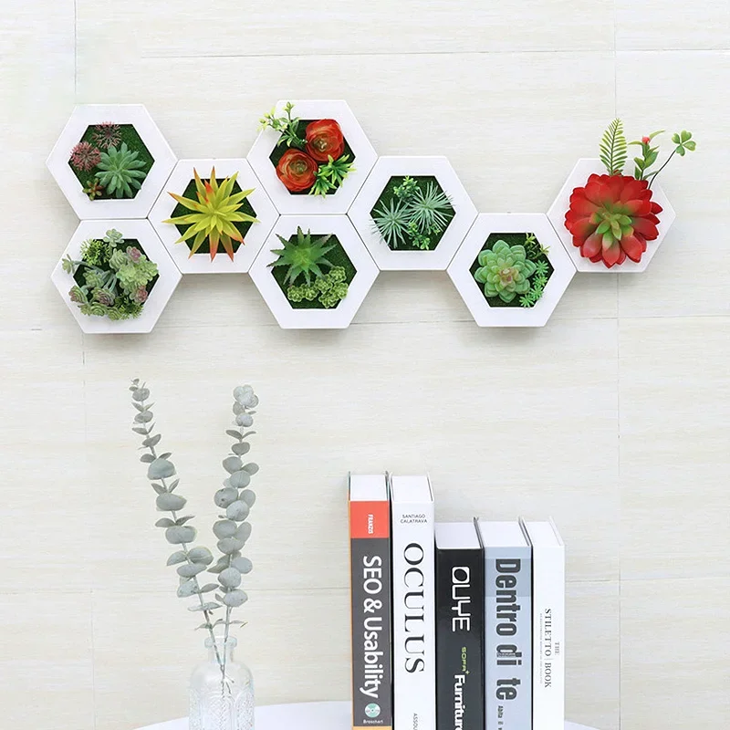 3D Simulation Plant Picture Frame Artificial Flowers Fake Plant Frame For Home Living Room Wedding Party Decorations Supplies