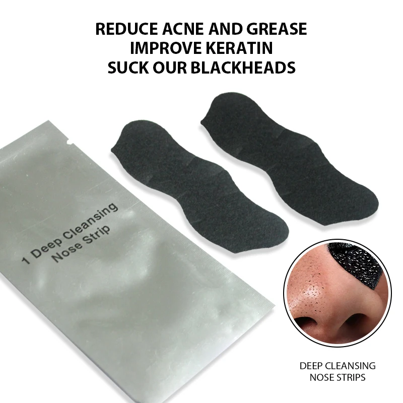 Remove Blackhead Nose Strip Deep Cleansing Salicylic Acid Nose Strip Reduce Acne Grease Improve Keratin Suck Blackheads Skincare