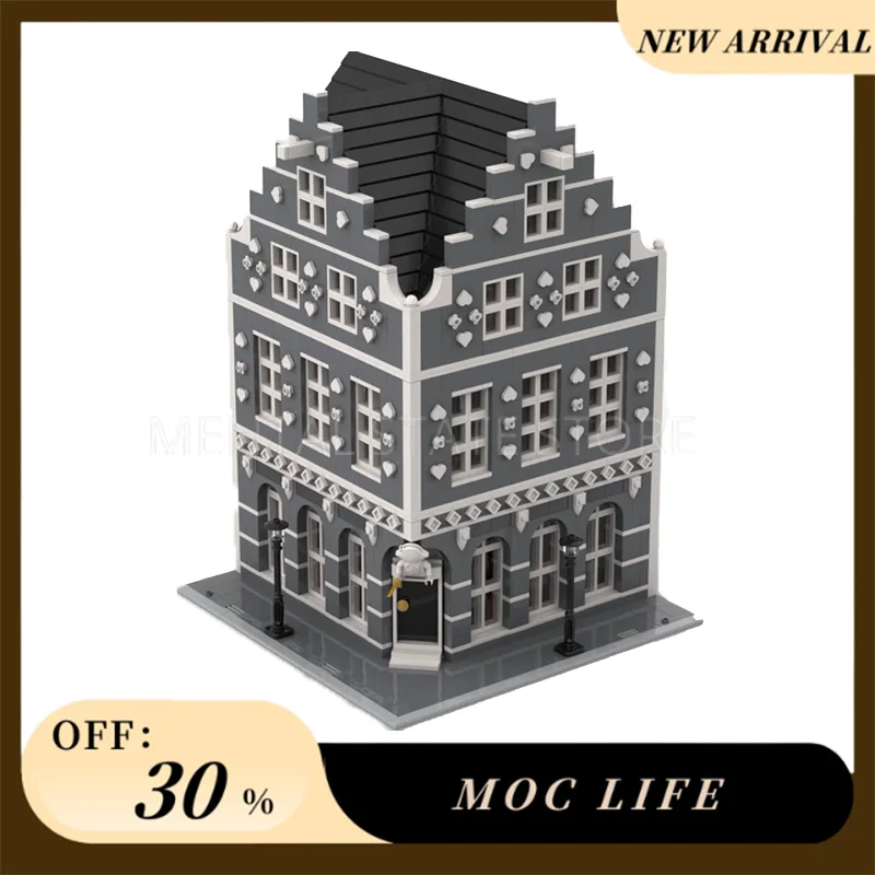 

[4508PCS] Customized MOC The "Flying Dutchman" Inn Creative Building Blocks Set STEM Educational Toys DIY Construction Model Kit