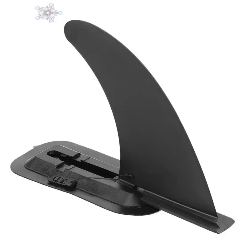

Surfing Watershed Fin, Detachable With Base, Surfboard Tail Rudder Set For Long Board, Surfboard, Paddleboard Black