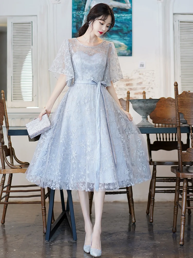 

plus Size Evening Gown Women's ort Stature Belly Covering Slimming Fairy Canion Costume Par Wear Casual Daily Dr