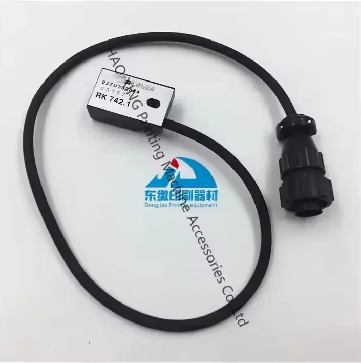 Piezas de máquina de impresión Offset con Sensor 037U302844 RK742.1 para maquinaria de impresión Roland 200 Cable Sensor de fotocélula RK742.1