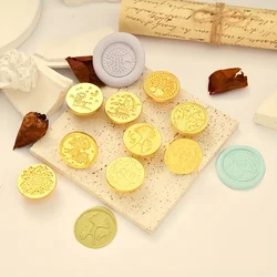 1pc fire paint seal special-shaped relief shape seal head envelope invitation letter sealing tool manual diy creative gift