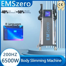 EMSzero-máquina electromagnética para esculpir músculos, dispositivo profesional para eliminación de grasa, adelgazamiento corporal, levantamiento de glúteos, neo15 Tesla, 6500W, EMS