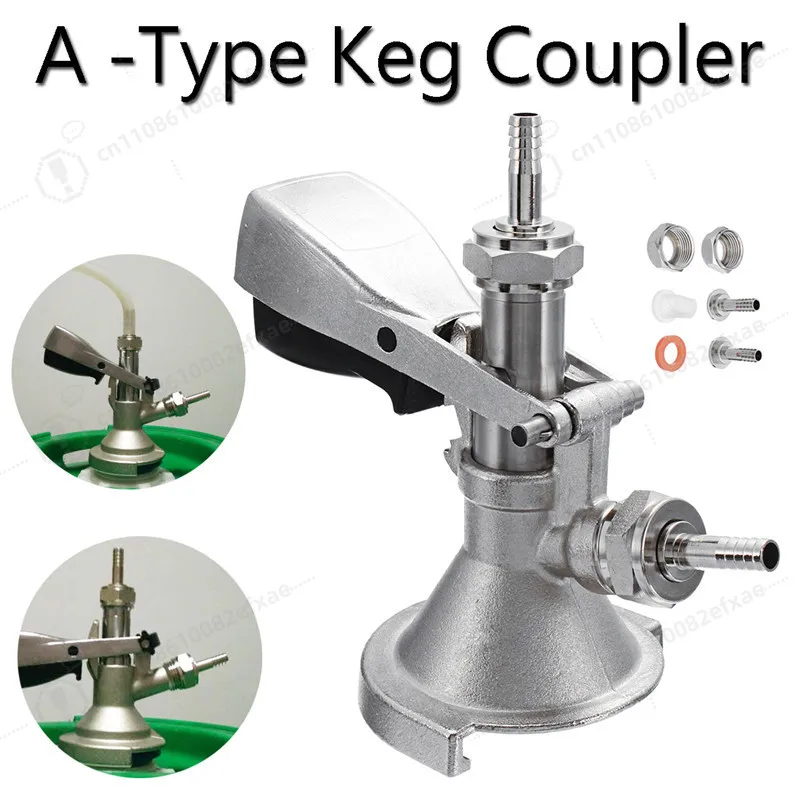 A Type Flat Head Beer Manifold Block Distributor Draft Beer Dispenser Craft Beer Splitter for Keg System Home Brew Bar Pub