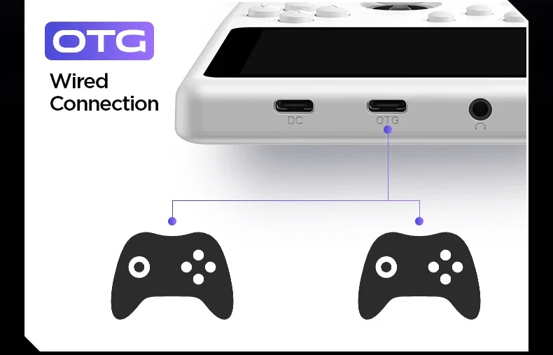 เครื่องเล่นเกมพกพา H5 แบตเตอรี่ 4000mAh หน้าจอ IPS 5 นิ้ว 20500 เกม เครื่องเล่นเกมย้อนยุคพร้อมเกมมากมาย