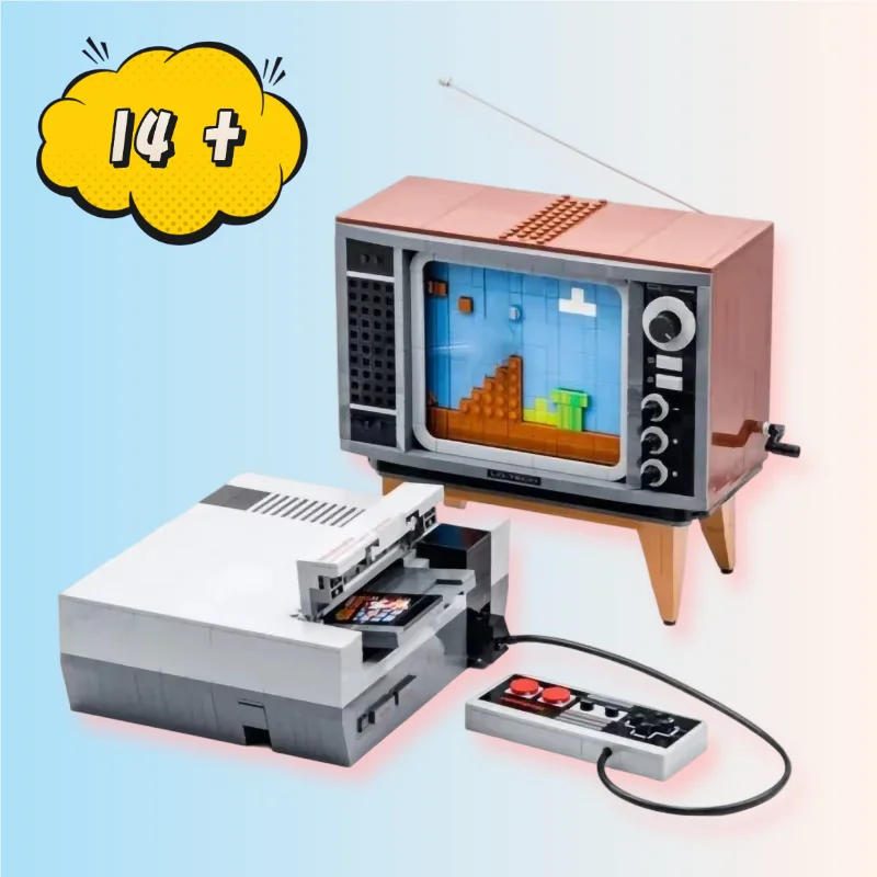 2646 pièces FIT 71374 NES système de divertissement Nintendo modèle blocs de construction jouets briques Super TV Console de jeu cadeaux de noël