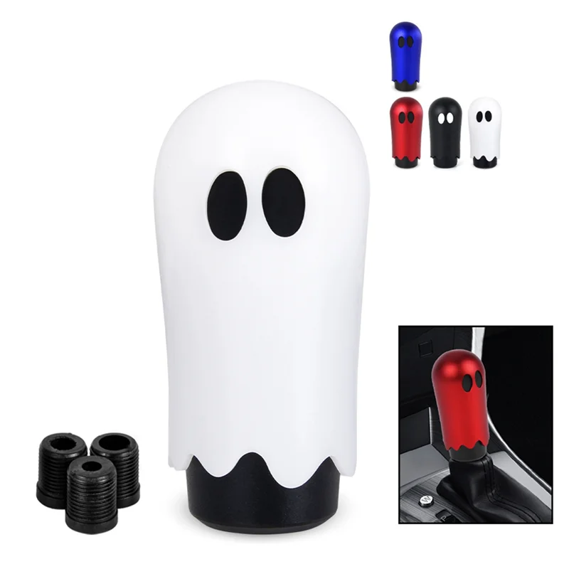 

Автомобильная ручка переключения передач в стиле Хэллоуина, ручка переключения передач с 3 адаптерами M8/10/12, персонализированное креативное украшение автомобиля