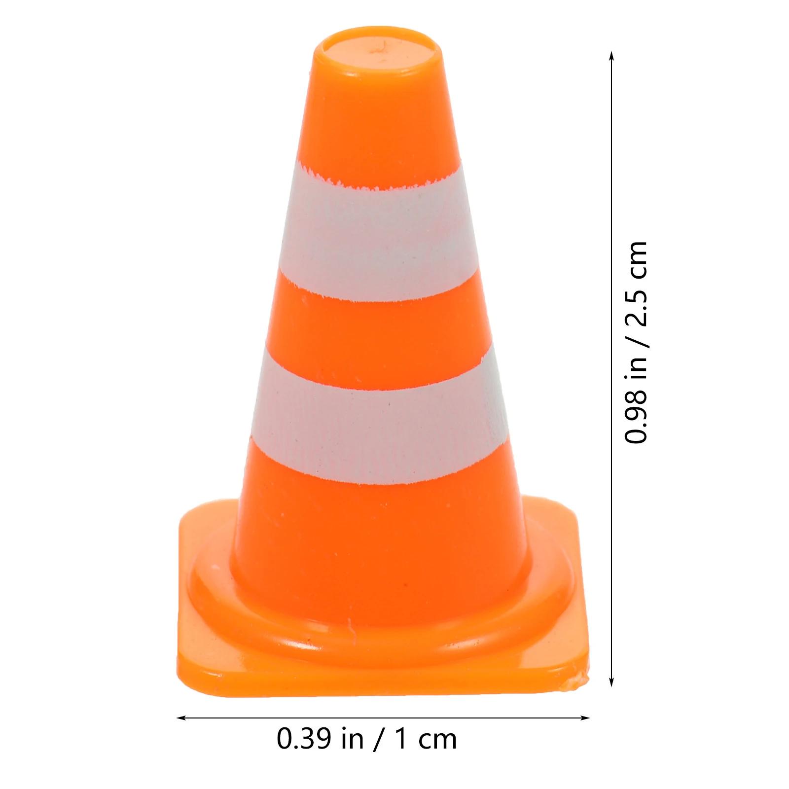 24/30/48/50pcs Mini Traffic Cones Road Street Signs Toys Traffic Barricade Construction Sign Children's Teaching Cognitive Toys