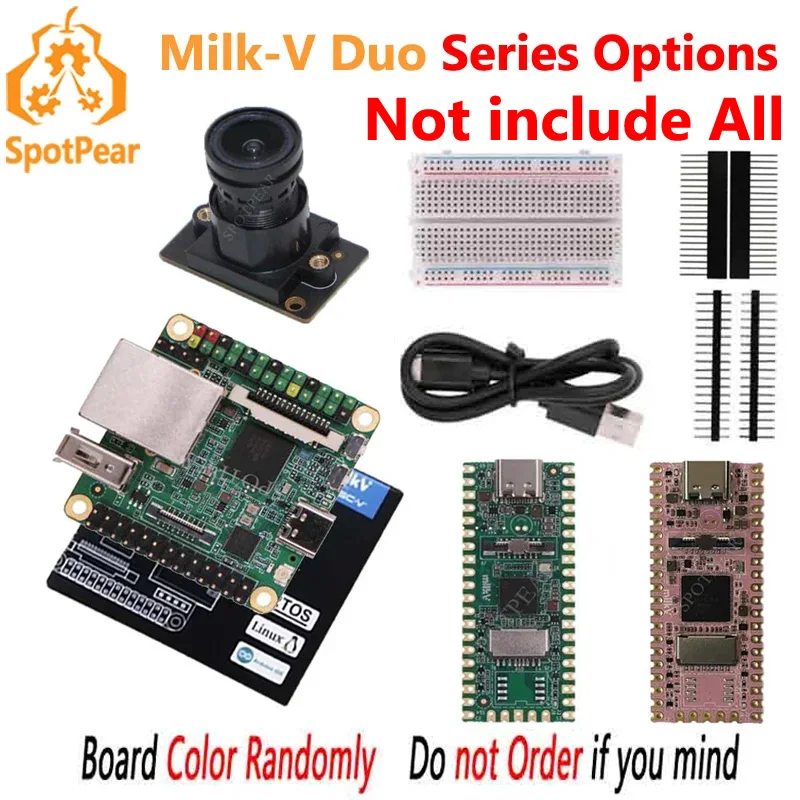 Milk-V Duo Series Options (Not All) Camera/  IO Board / 64MB / 256MB /Duo S 512MB CV1800B/SG2000/SG2002 RISC V Linux Board