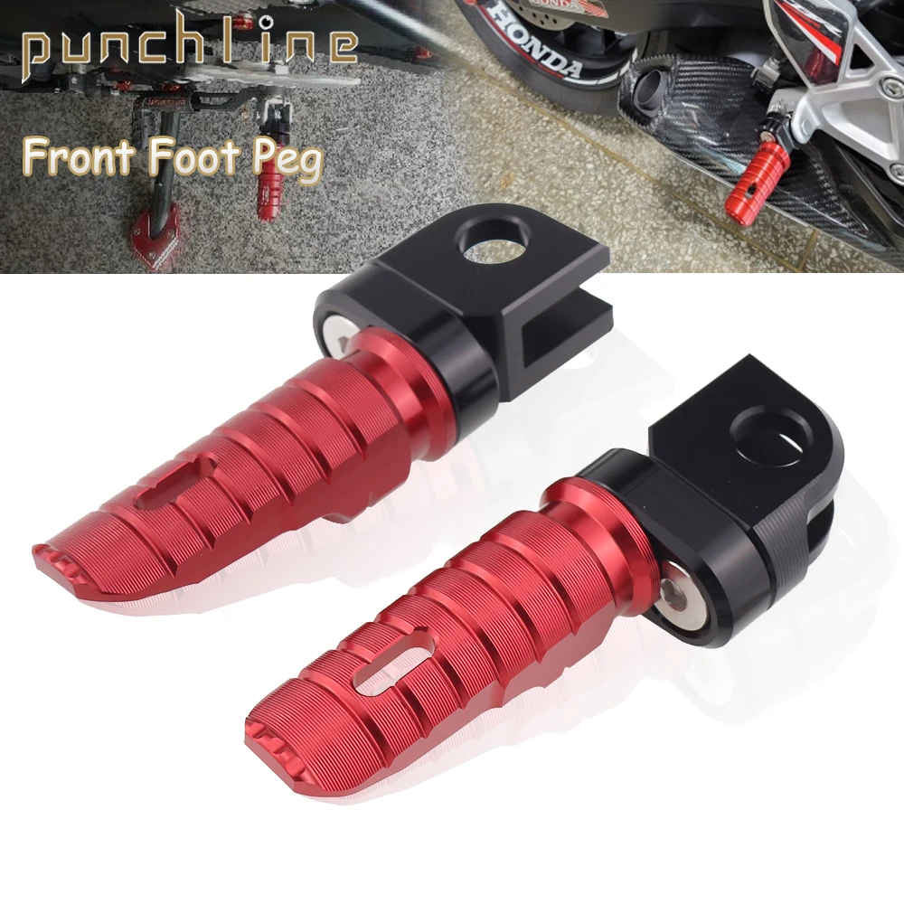 Fit CBR250RR 2017-2021 For CBR150R CB1000R CBR650R CB650R CB300R CB250R CB125R 2018-2022 Rotating Front Footpegs Foot Pegs