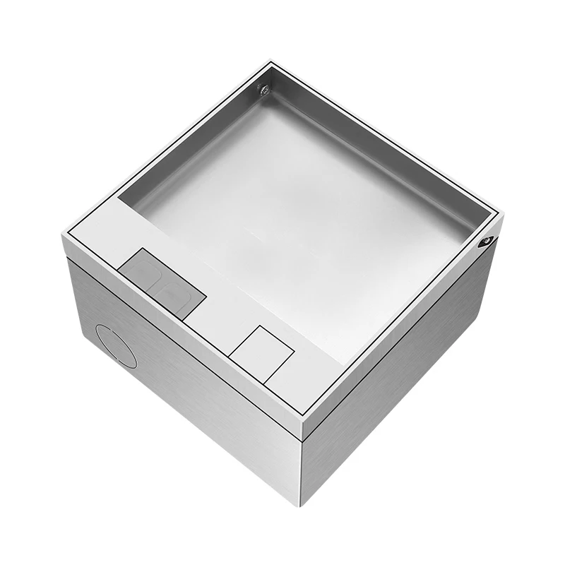 Recessed Power Data Floor Box for Existing or New Concrete Pop-Up Floor Box Kit Receptacles Waterproof Outlet Cover for Floor