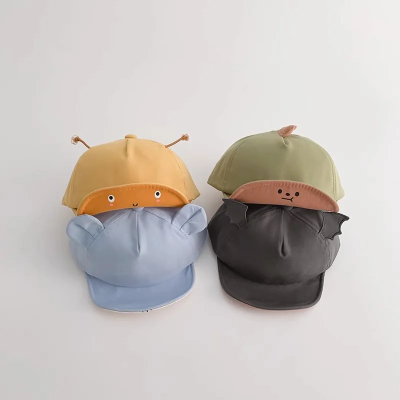 

2-16 month baby duckbill cap, cartoon pointed hat, soft brim sun protection baseball cap for toddlers,children's outdoor sun hat