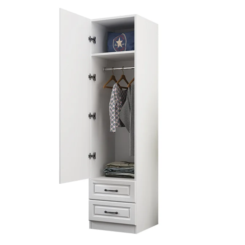 European super narrow single door wardrobe mini small apartment