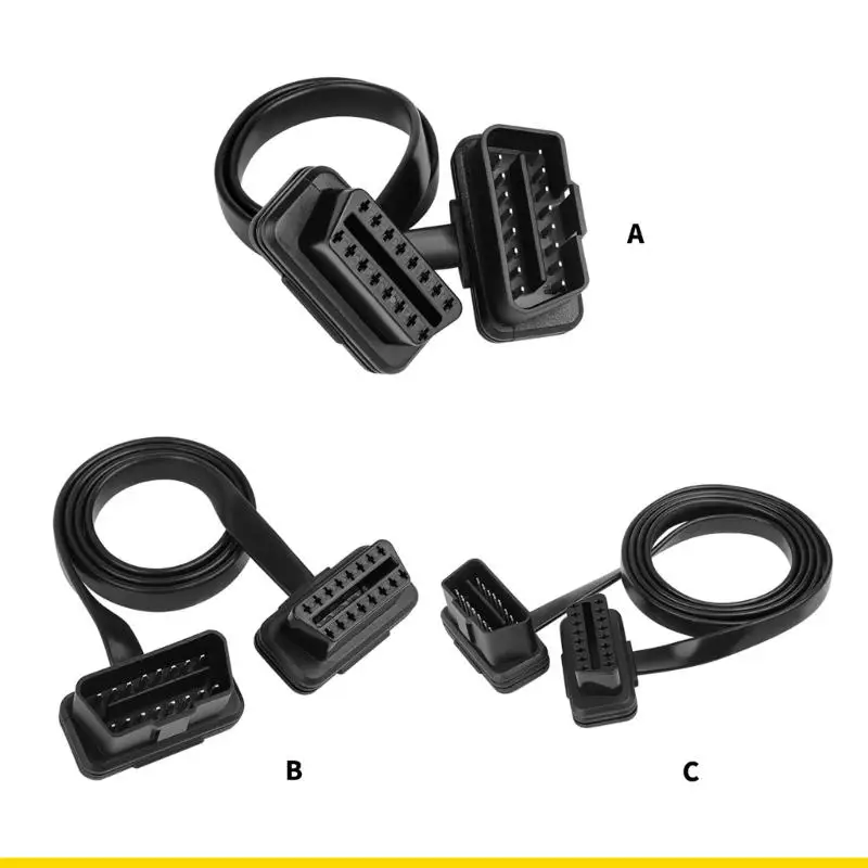 SZCH Heavy Duty 16Pin OBD2 Extension Cable For Data Transmission During Repairs Vehicle Diagnostics Device Extension Cord