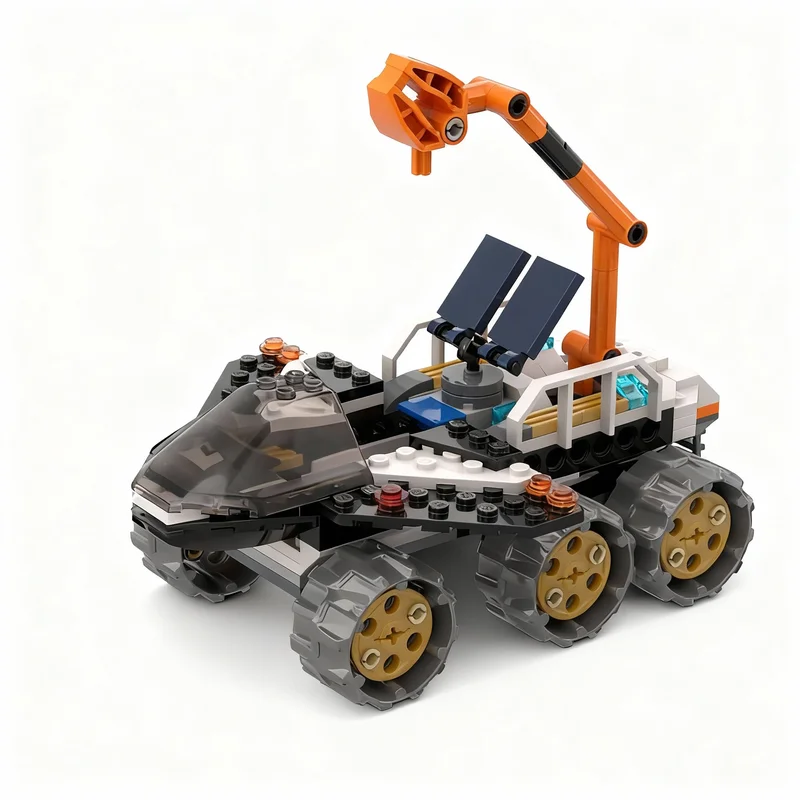 154pcs MOC City Mars Exploration MARS Explorer Vehicle Model Toys Building Blocks Construction Christmas Gifts Art Education