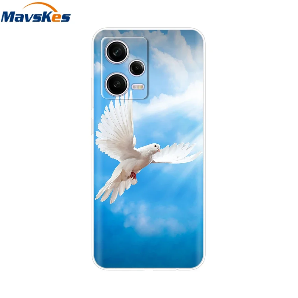 For Redmi Note 12 Pro Case Note12 Pro Cover Printed Silicone Phone Cover for Coque Xiaomi Redmi Note 12 Pro 5G Phone Case Funda view 3