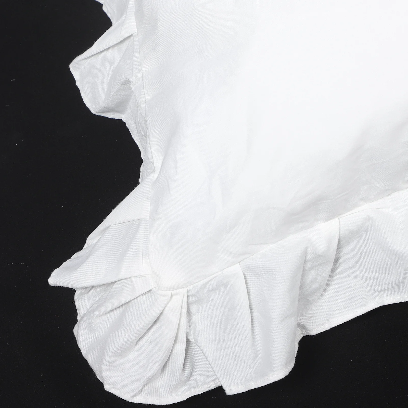 

1Pair White Lace Pillowcases Cotton Bedding Covers Soft Skin-Friendly Washable Home Hotel Decorative Cushion Case