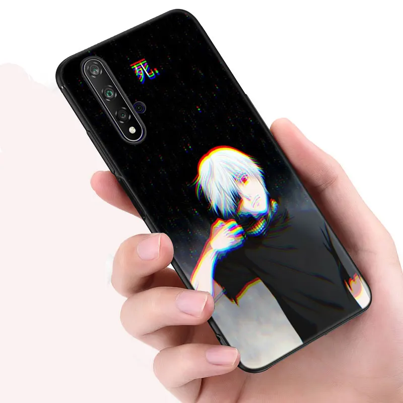 Tokyo ghoul Kaneki Ken Black Phone Case For Huawei Honor X7 X8 X9 5G 30i 20S 20E 10i 7S 8A 8S 8C 8X 9A 9C 9X Pro 10X Lite Cover