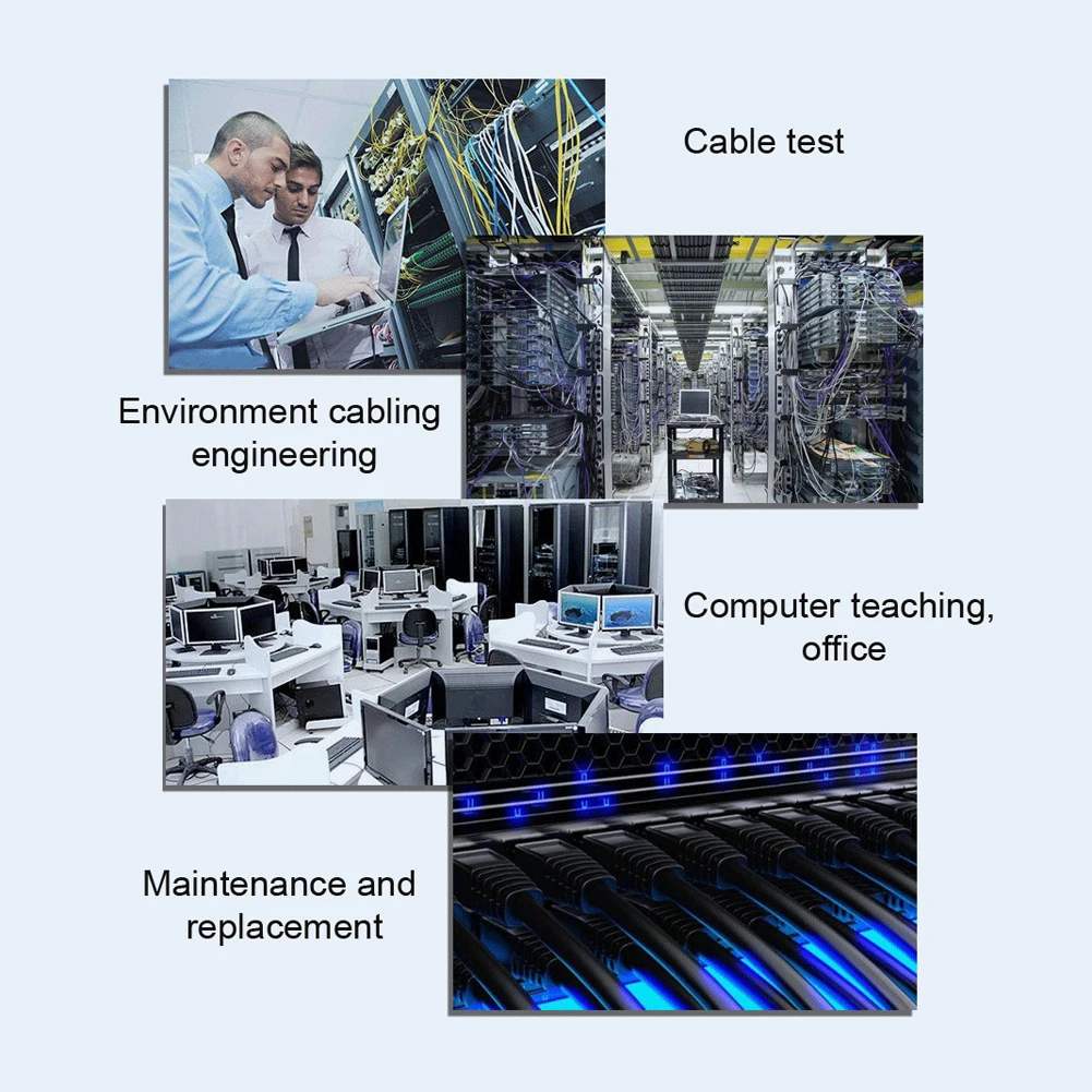 Digital Network Cable Tester Telephone Line Cable Tracker Receiver Set Line Wire Detector Circuit Continuity Test with Bag